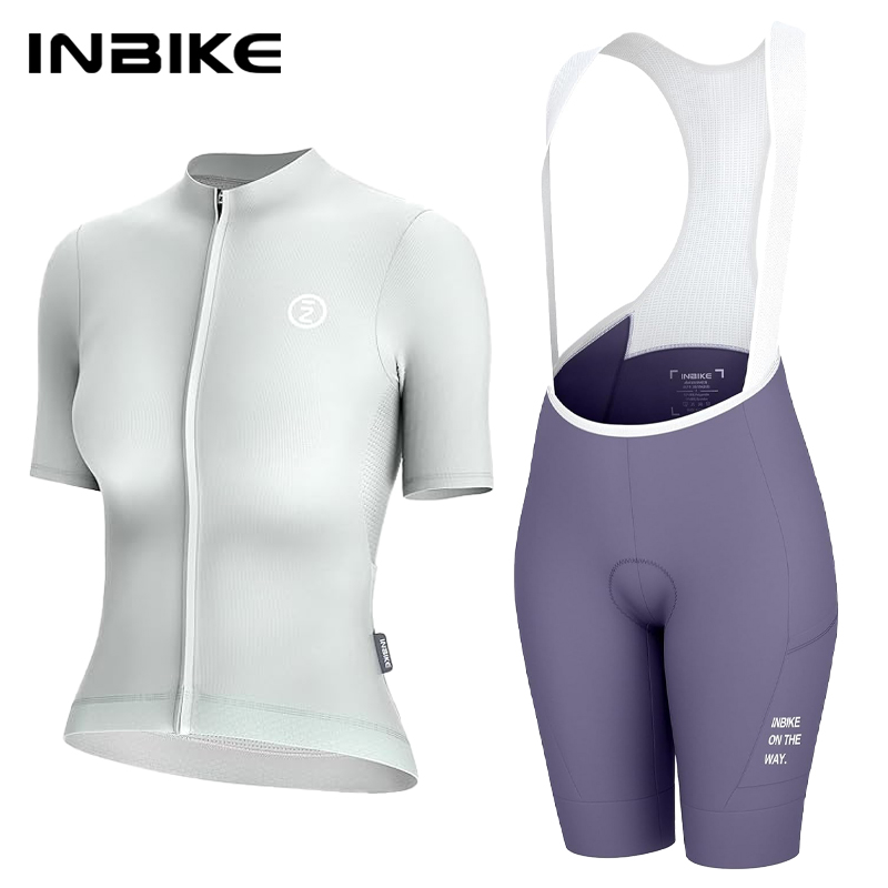 Cycling Bib Shorts - طقم قميص ركوب الدراجات للنساء من