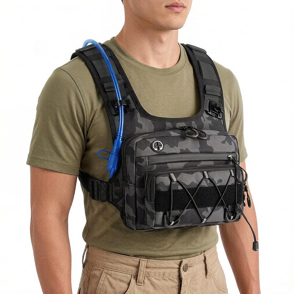 Cycling Gear Vest - حقيبة صدر للجري مع نظام ترطيب