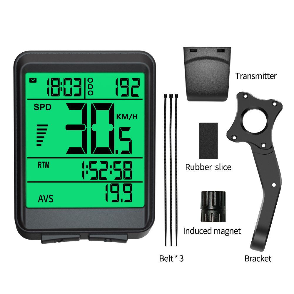 Cycling Gear Rack - Bikevee BKV-1517 كمبيوتر لاسلكي للدراجة مقاوم