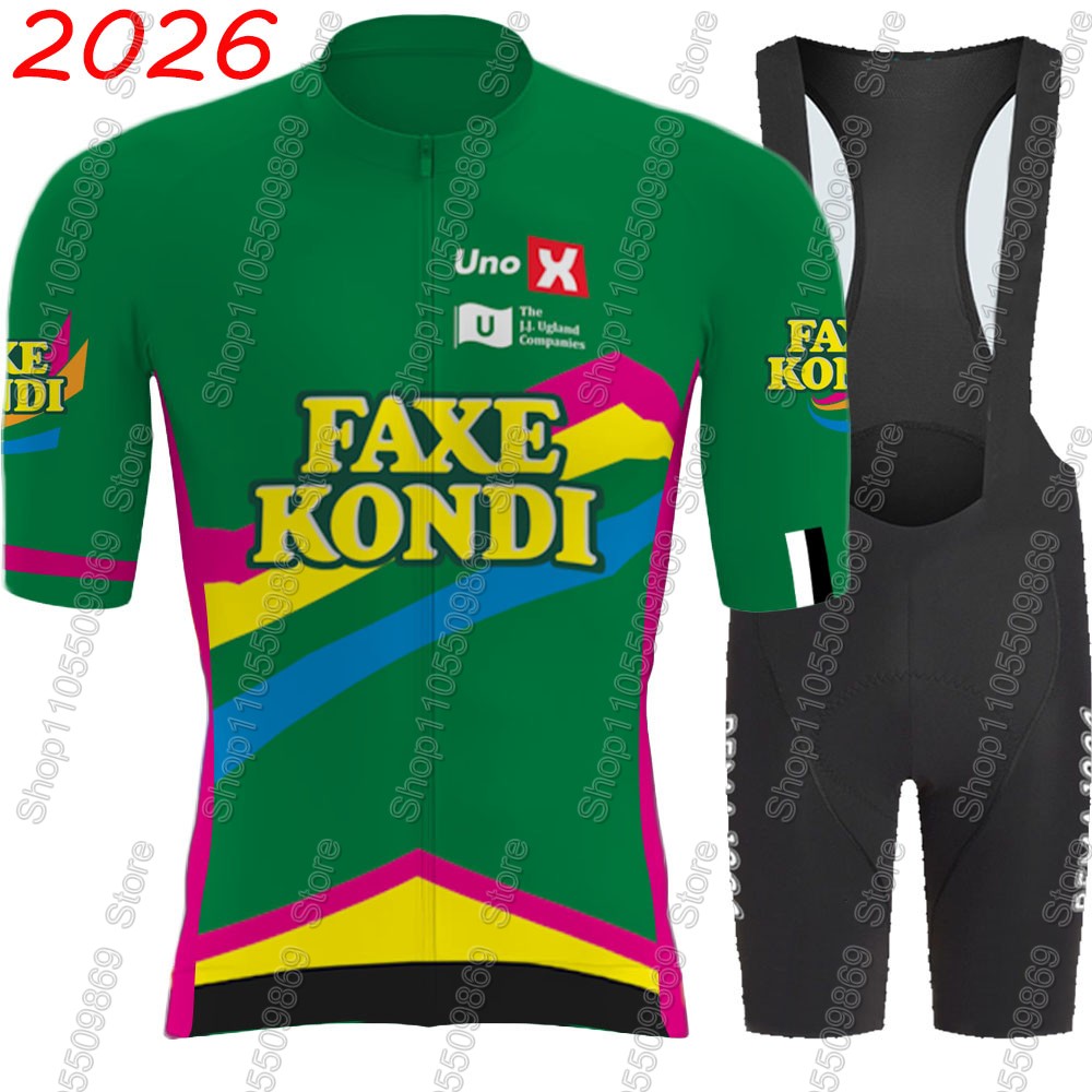 Cycling Bib Shorts - طقم قميص سباق الدراجات UNO X