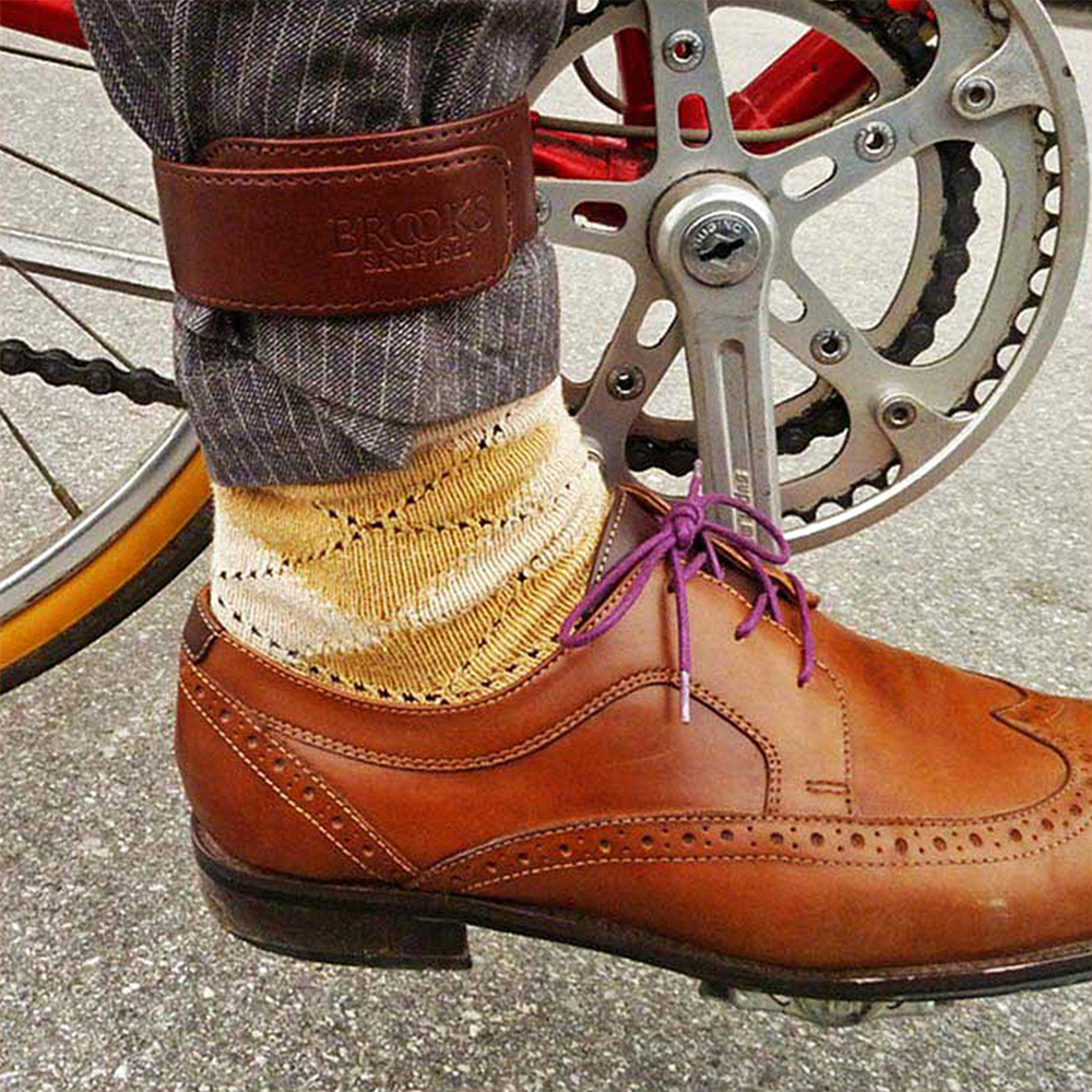 Cycling Gear Lycra - بروكس ركاب الدراجات الساق حزام الدراجة