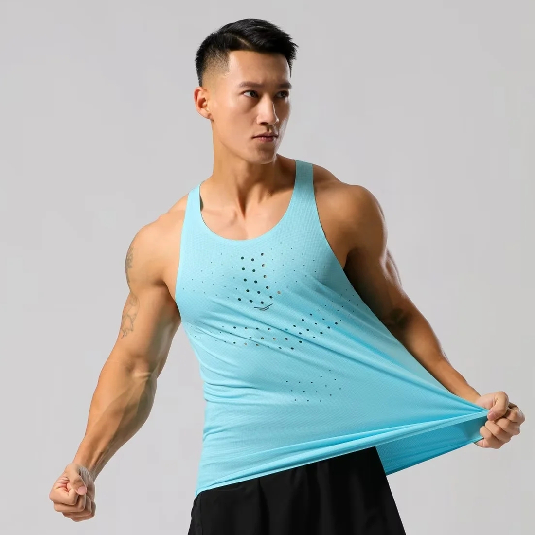 Cycling Gear Vest - قمصان رجالية خفيفة الوزن للجري بدون