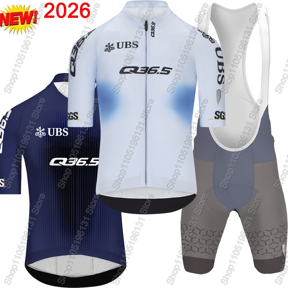 Cycling Bib Shorts - طقم قميص ركوب الدراجات Q36.5 للفريق