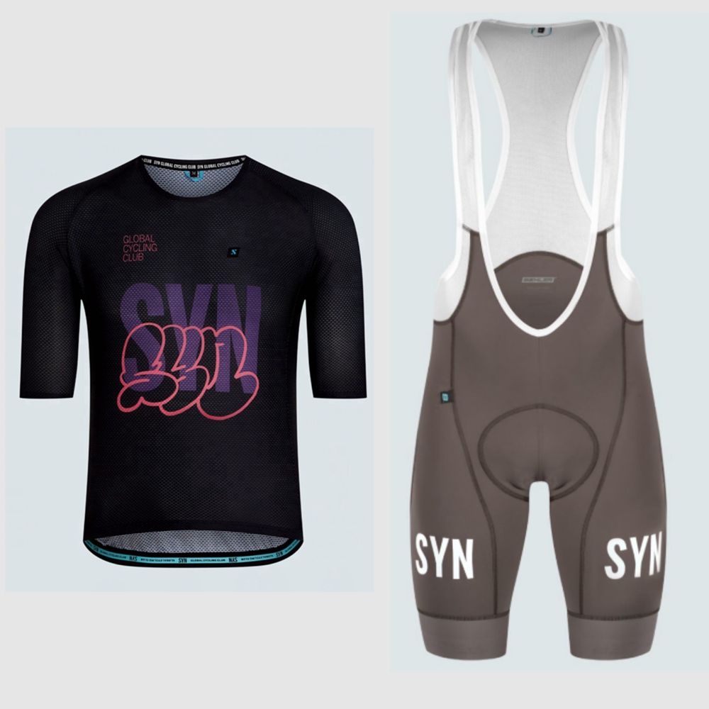 Cycling Bib Shorts - الرجال التدريب تصميم مختبر البريدي جيرسي