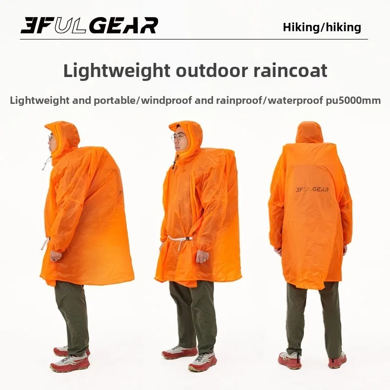 Cycling Gear In Rain - معطف واق من المطر خفيف الوزن