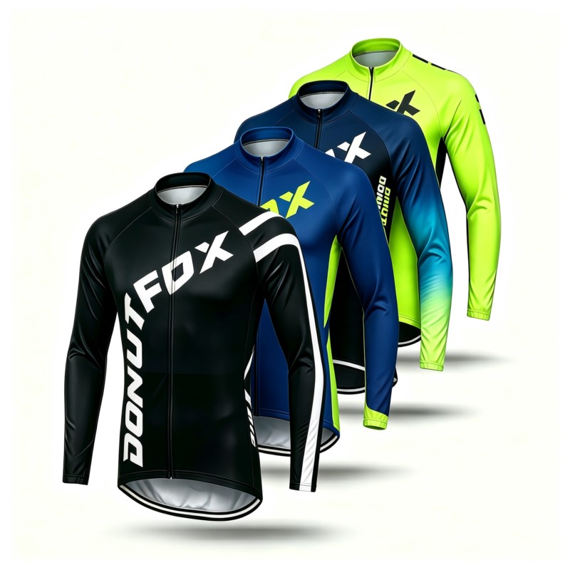Cycling Bib Shorts - قميص رجالي طويل الأكمام لركوب الدراجات