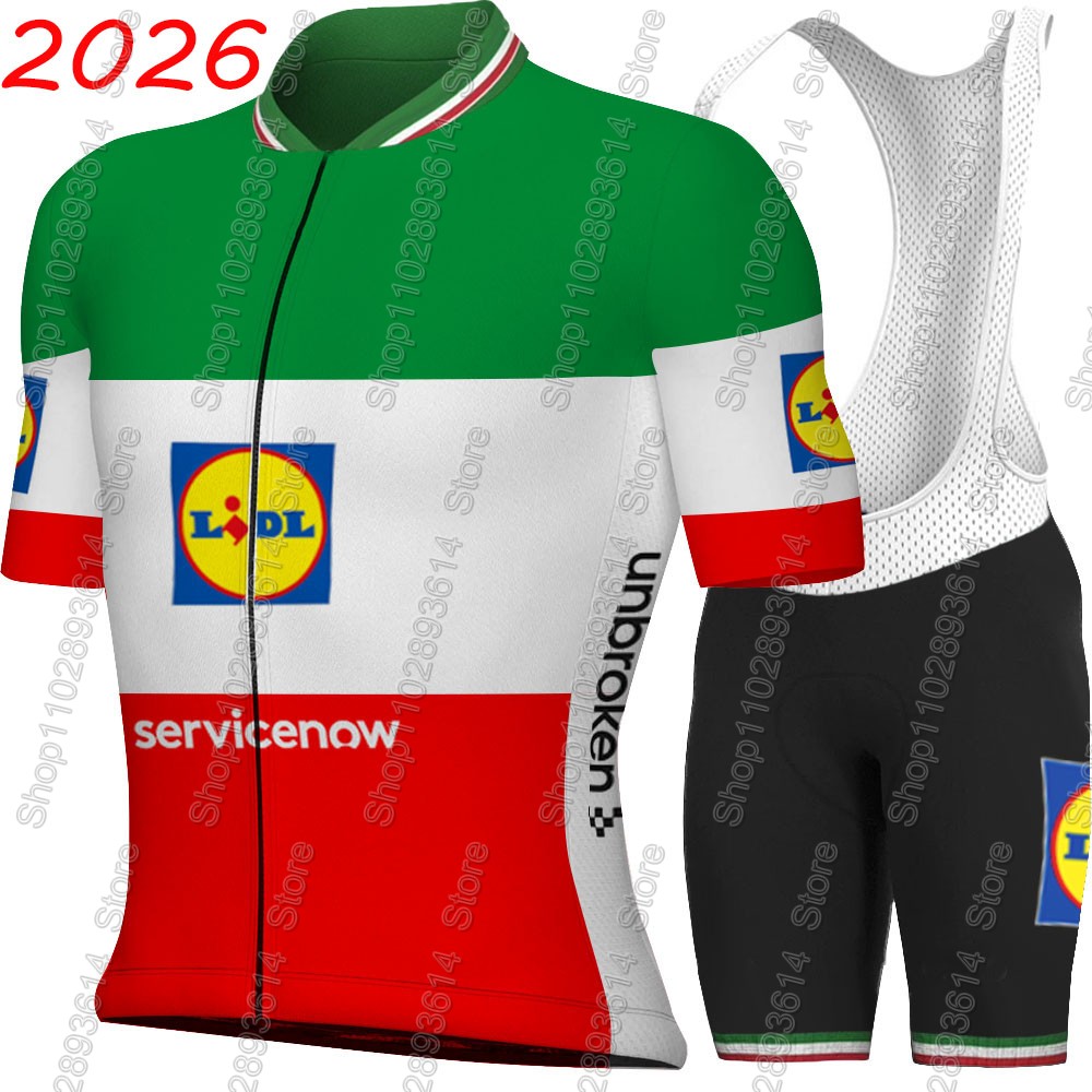 Cycling Gear Italy - طقم قميص ركوب الدراجات للرجال من