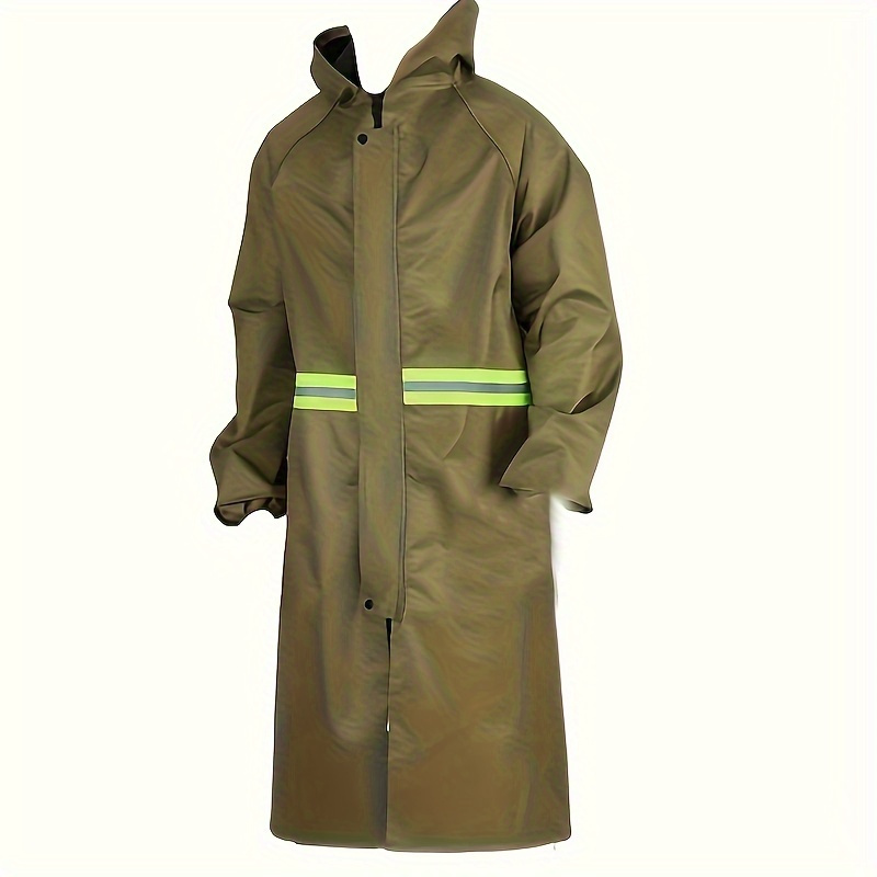 Cycling Gear In Rain - معطف واقٍ من المطر عاكس للضوء