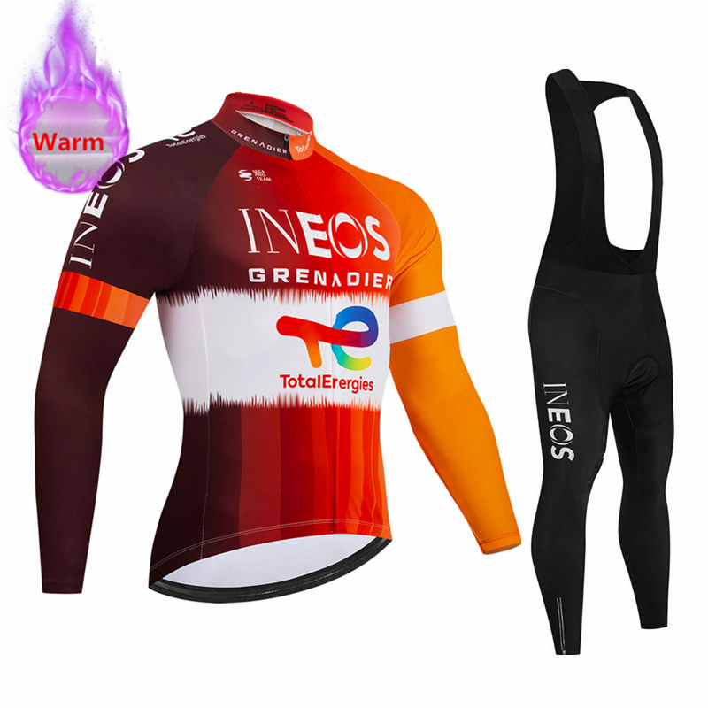 Cycling Bib Shorts - طقم سترة ركوب الدراجات الشتوية طويلة