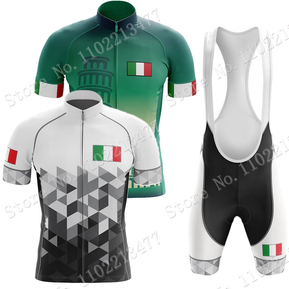 Cycling Gear Italy - طقم جيرسي لركوب الدراجات بالمنتخب الوطني