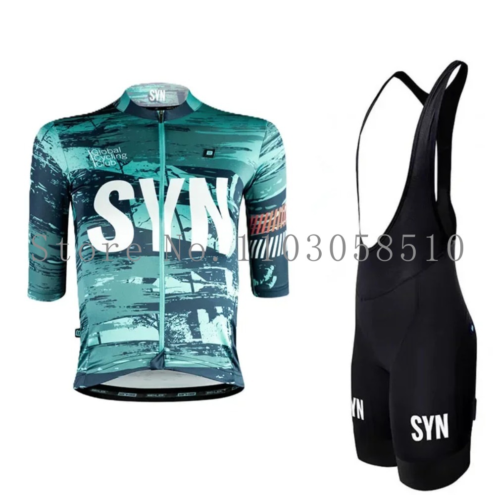 Cycling Bib Shorts - طقم بدلة ركوب الدراجات للرجال من
