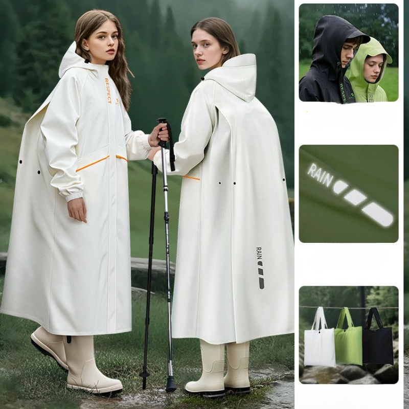 معطف مطر سميك مقاوم للماء للدر - مراجعة Cycling Gear In Rain وسعره