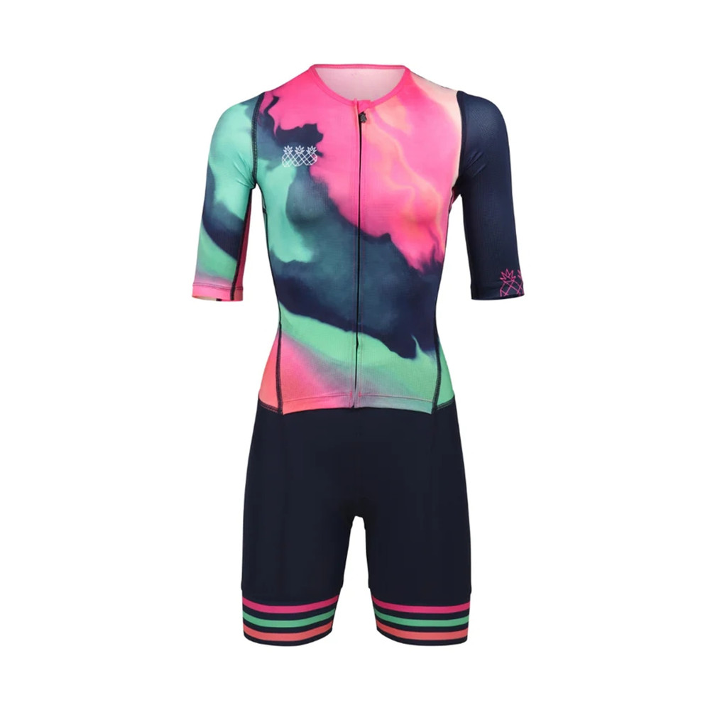 بدلة ترياتلون سريعة الجفاف للن - مراجعة Cycling Gear Women وسعره