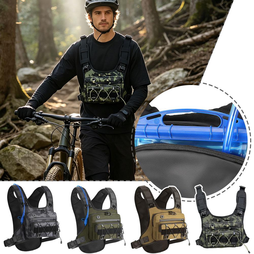 حقيبة صدر للجري مع نظام ترطيب  - مراجعة Cycling Gear Vest وسعره