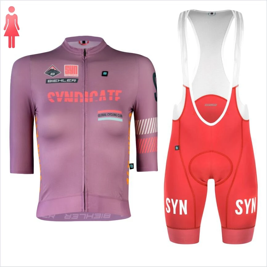 قميص SYN الأرجواني قصير الأكما - مراجعة Cycling Gear Lycra وسعره