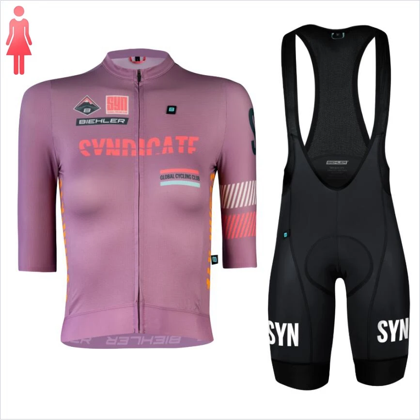 قميص SYN الأرجواني قصير الأكما - مراجعة Cycling Gear Lycra وسعره
