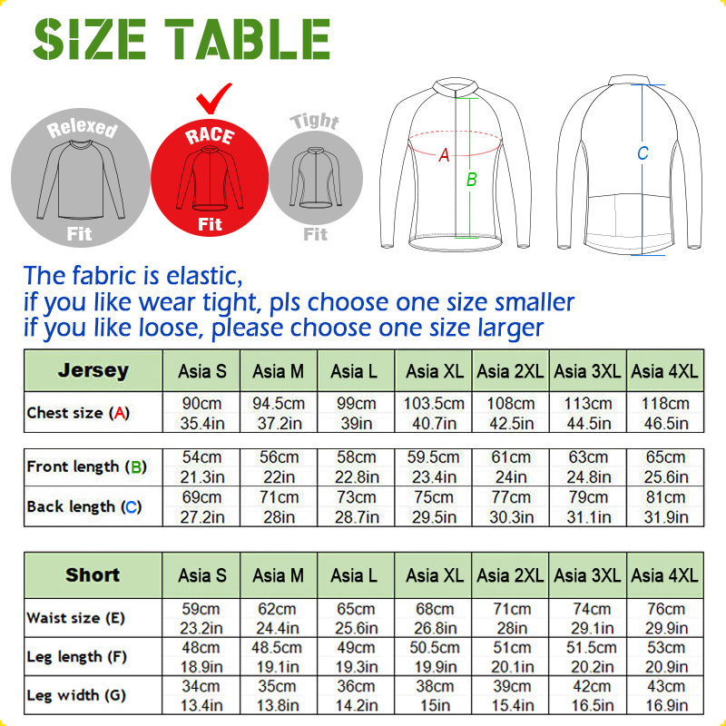 سترة احترافية لركوب الدراجات،  - مراجعة Cycling Gear Lycra وسعره
