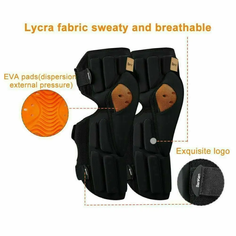 Benken دعامة الركبة وسادات الك - مراجعة Cycling Gear Lycra وسعره