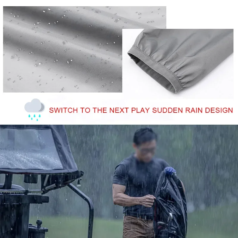 جولف معطف واق من المطر سترة خف - مراجعة Cycling Gear In Rain وسعره