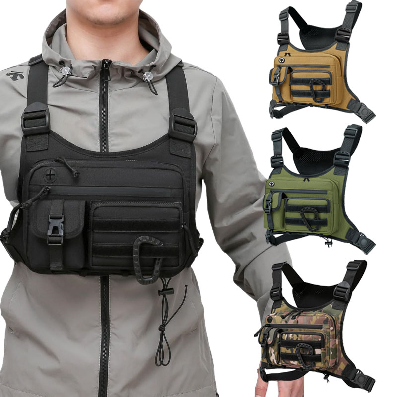 حقيبة الصدر التكتيكية للرجال س - مراجعة Cycling Gear Vest وسعره