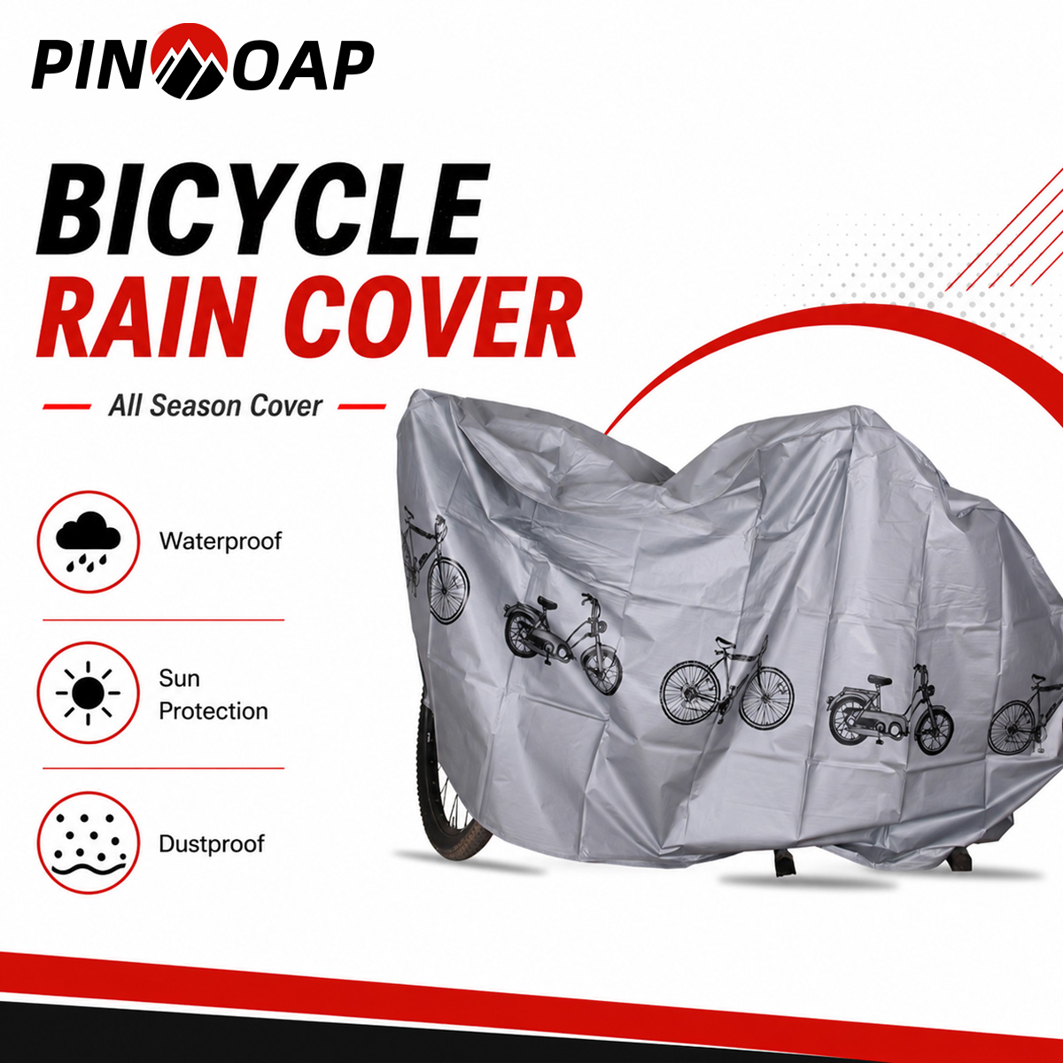 غطاء دراجة هوائية عالمي مقاوم  - مراجعة Cycling Gear In Rain وسعره