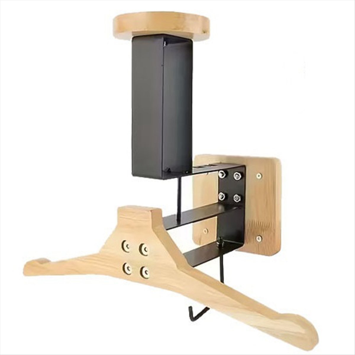 حامل خشبي جديد للخوذة على شكل  - مراجعة Cycling Gear Rack وسعره