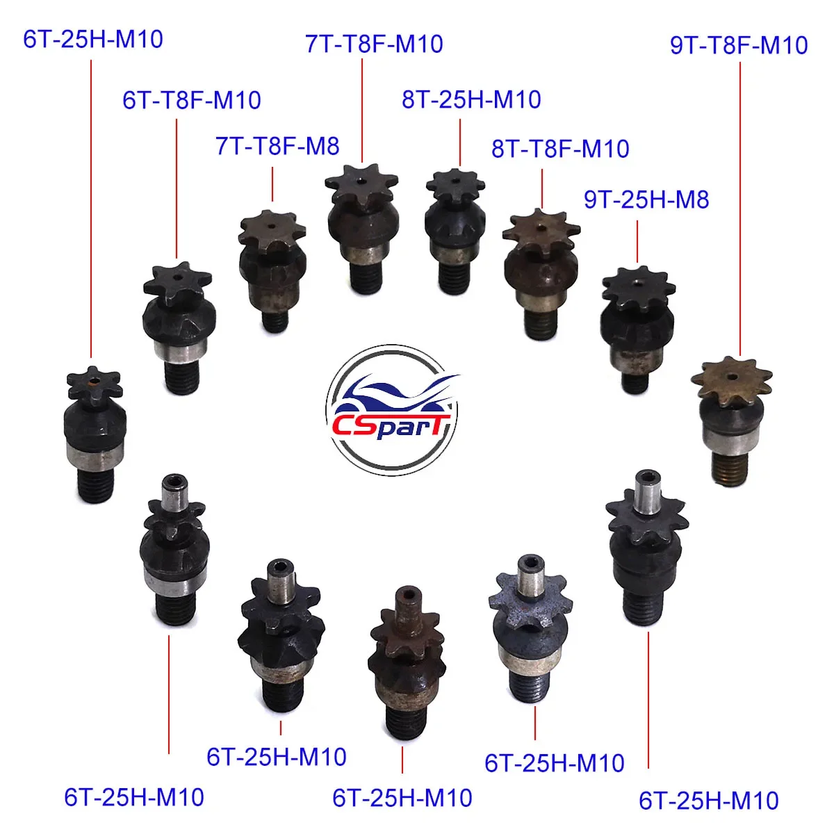 6T 7T 8T 9T 25H T8F M8 M10 سلس - مراجعة Cycling Gear Rack وسعره